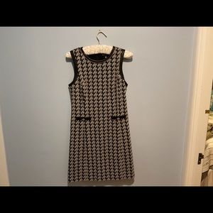 Karl Lagerfeld Dress Black and White Houndstooth